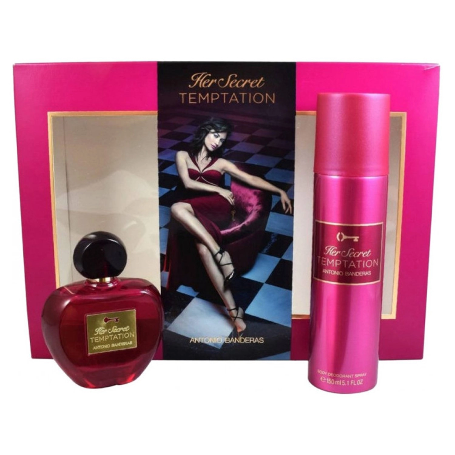 Her Secret - 80ml EDT + Deodorant - 150ml
