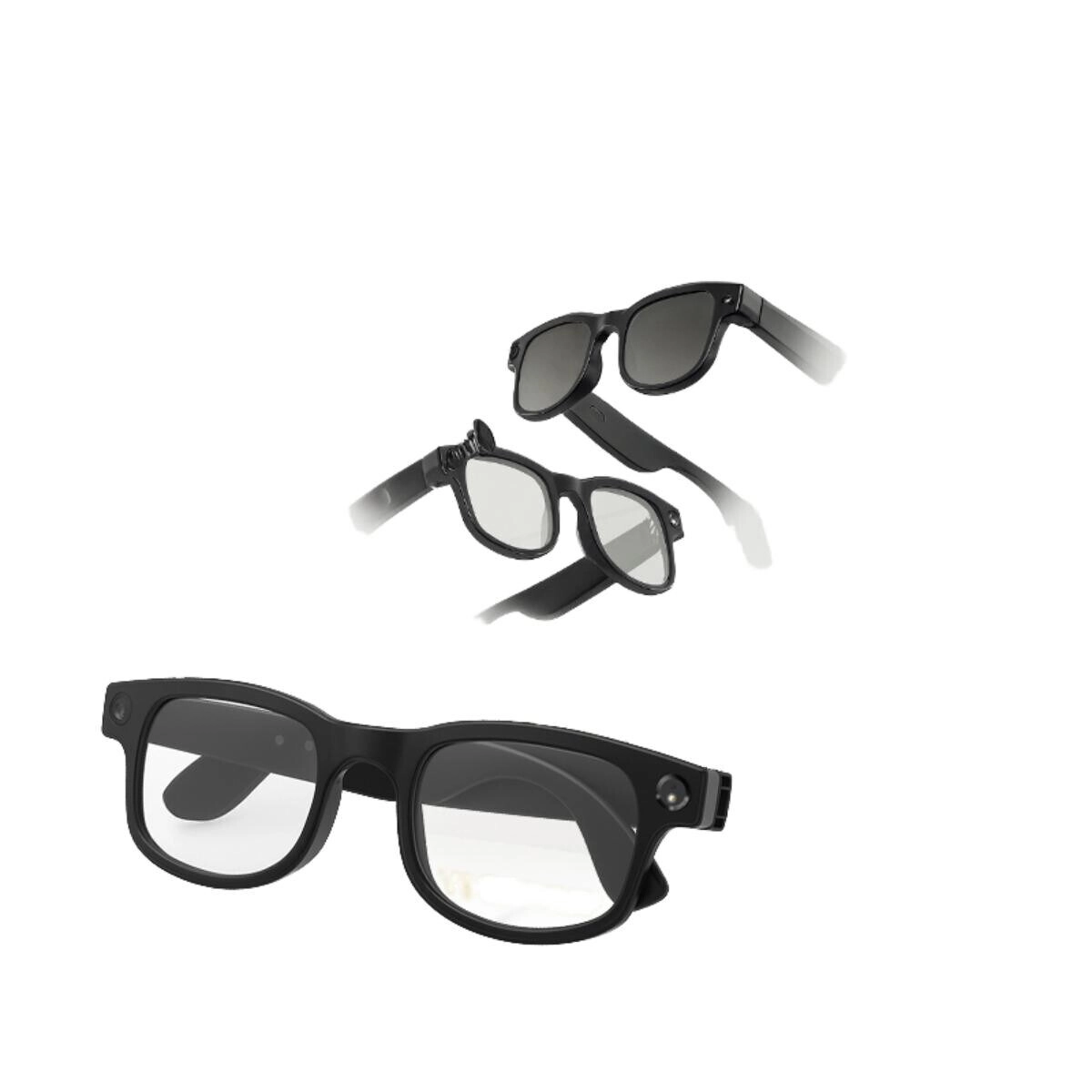 Smart Glasses - 5MP Bluetooth Audio Interchangeable Lenses