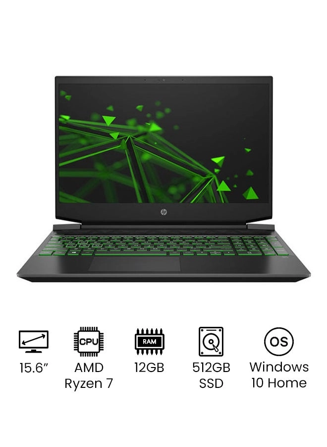 HP Pavilion Gaming Laptop 15-ec1046nr - 15.6'' Ryzen 7 4800H 12GB DDR4 512GB SSD