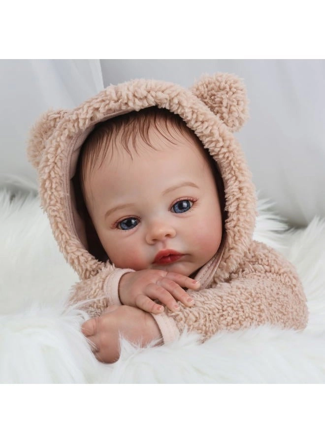 Reborn Baby Doll - 18-Inch Vinyl African American Ages 3+