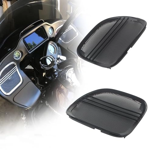 Tri-Line Speaker Grills Cover Trim - Harley Road Glide FLTRX FLTRK FLTRXS 2015+ 2022 2023 Front Left Right