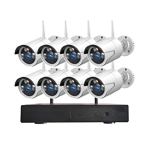Wireless WIFI Security Camera System - 8 cameras 8 channels 6MP