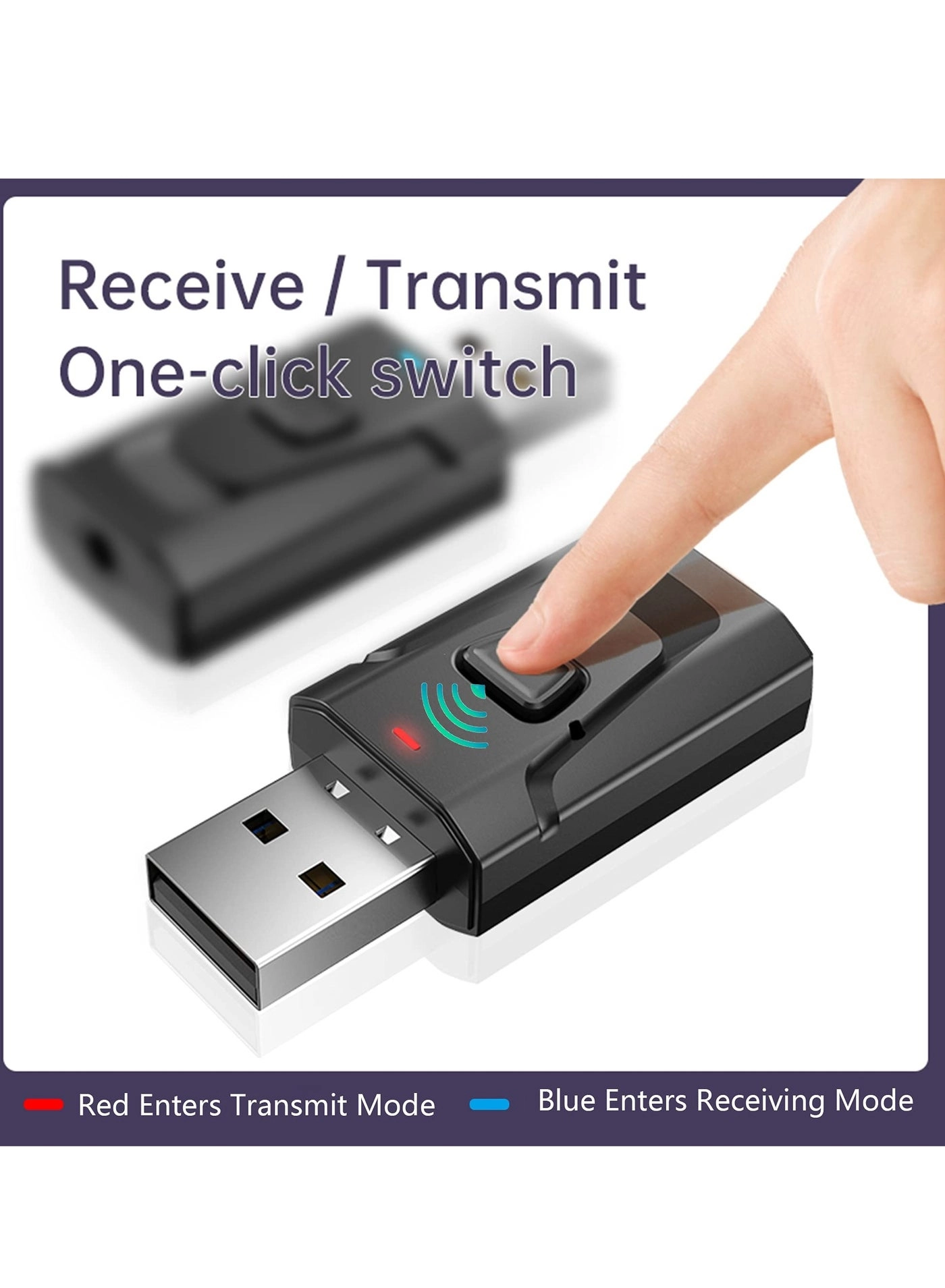 USB Bluetooth 5.0 Transmitter Receiver