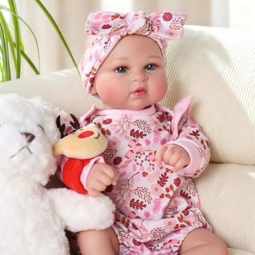 Reborn Baby Doll - 17 Inch Vinyl+ Cloth Ages 3+