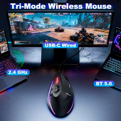 Ergonomic Vertical Mouse - Wireless
