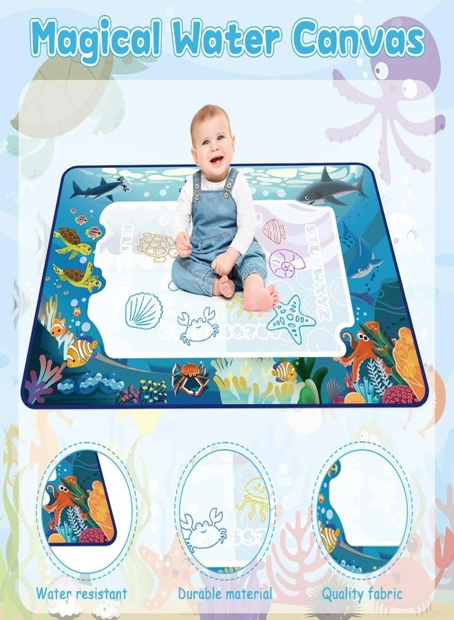 Magic Water Doodle Mat - 60 x 40 cm Deep-Sea Animals