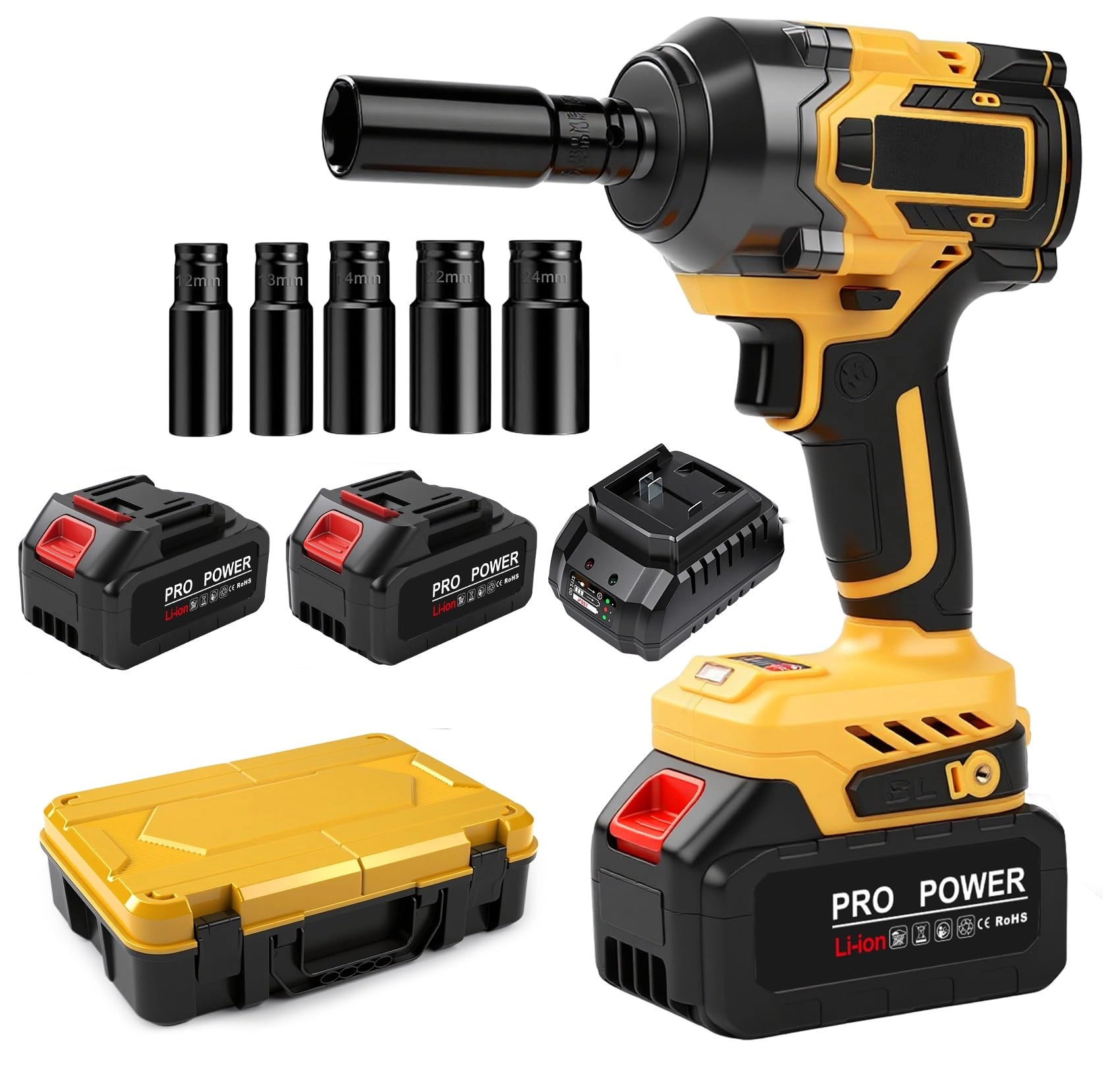 Uadme Cordless Impact Wrench - 650 N/m