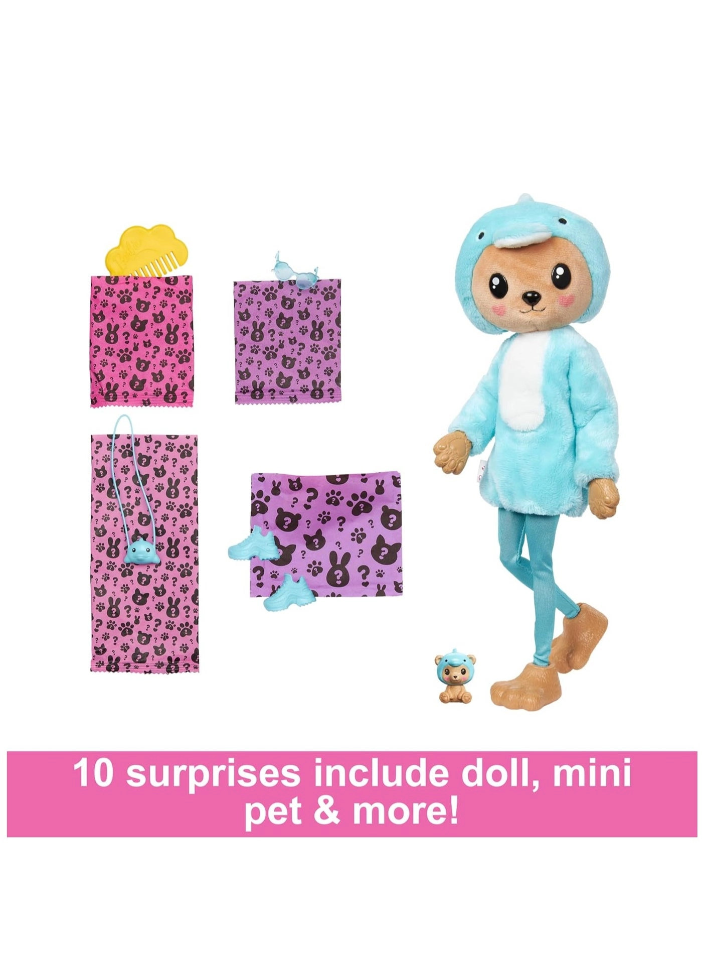 Barbie Cutie Reveal - Costume-Themed Series 10 Surprises Ages 3+