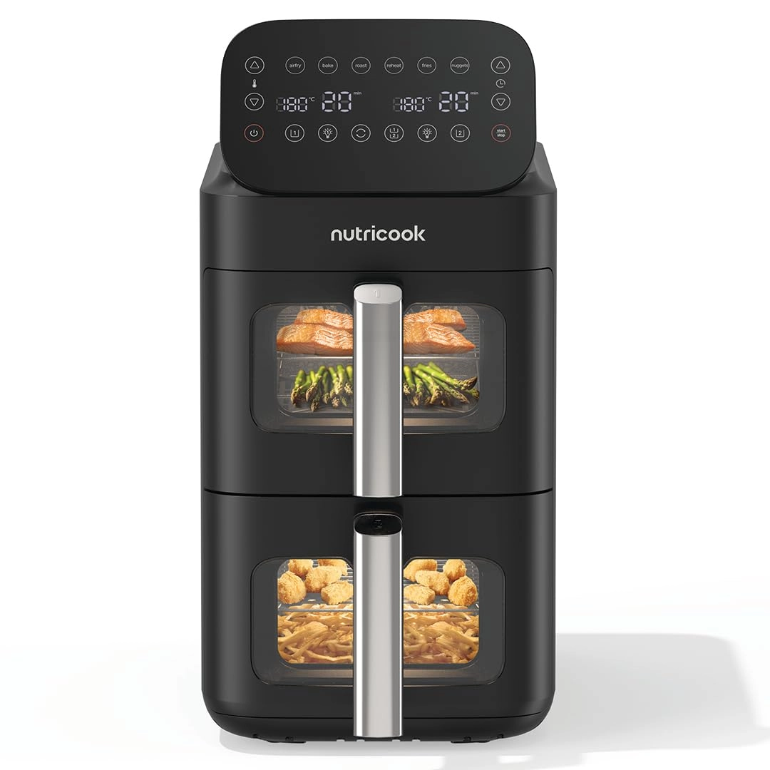 nutricook Dual Basket Vertical Air Fryer AFDS330