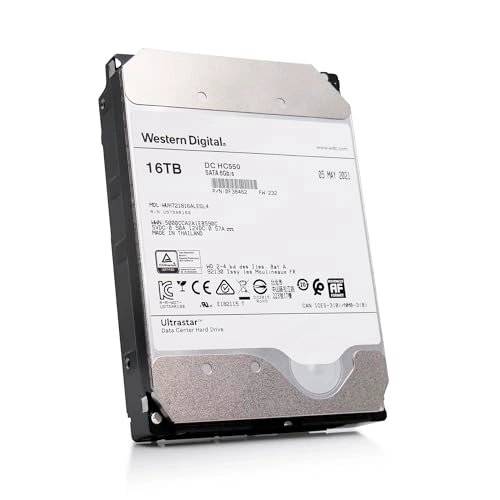 (Renewed) DC 3.5" 7200rpm 512MB SATA 6Gb/s (HC550) - 16TB