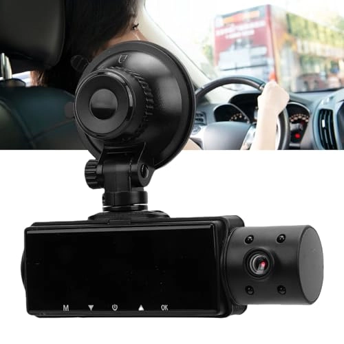 3 Channel Car Dash Cam - 1080P