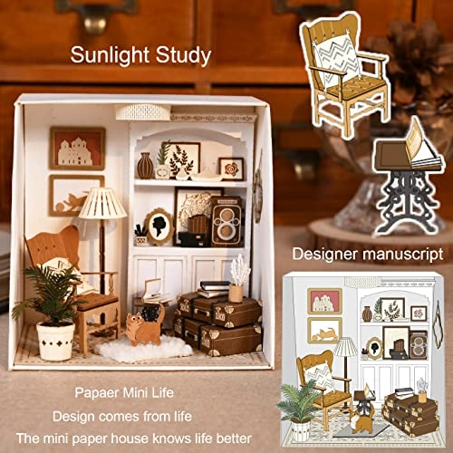 DIY Miniature Dollhouse Kit - 124 scale