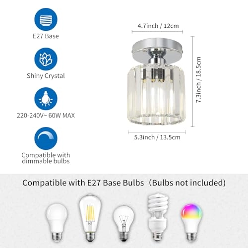 Crystal Ceiling Lamp