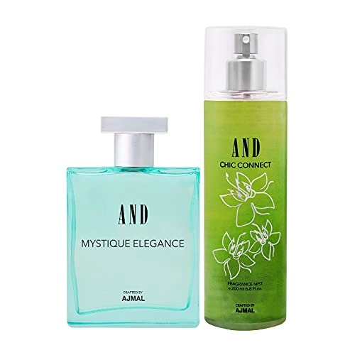 Mystique Elegance Eau de Parfum - 100ml + Chic Connect Body Mist - 200ml + 2 Parfum Testers