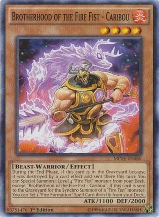 Yu-Gi-Oh! Brotherhood of The Fire Fist - Caribou MP14-EN080