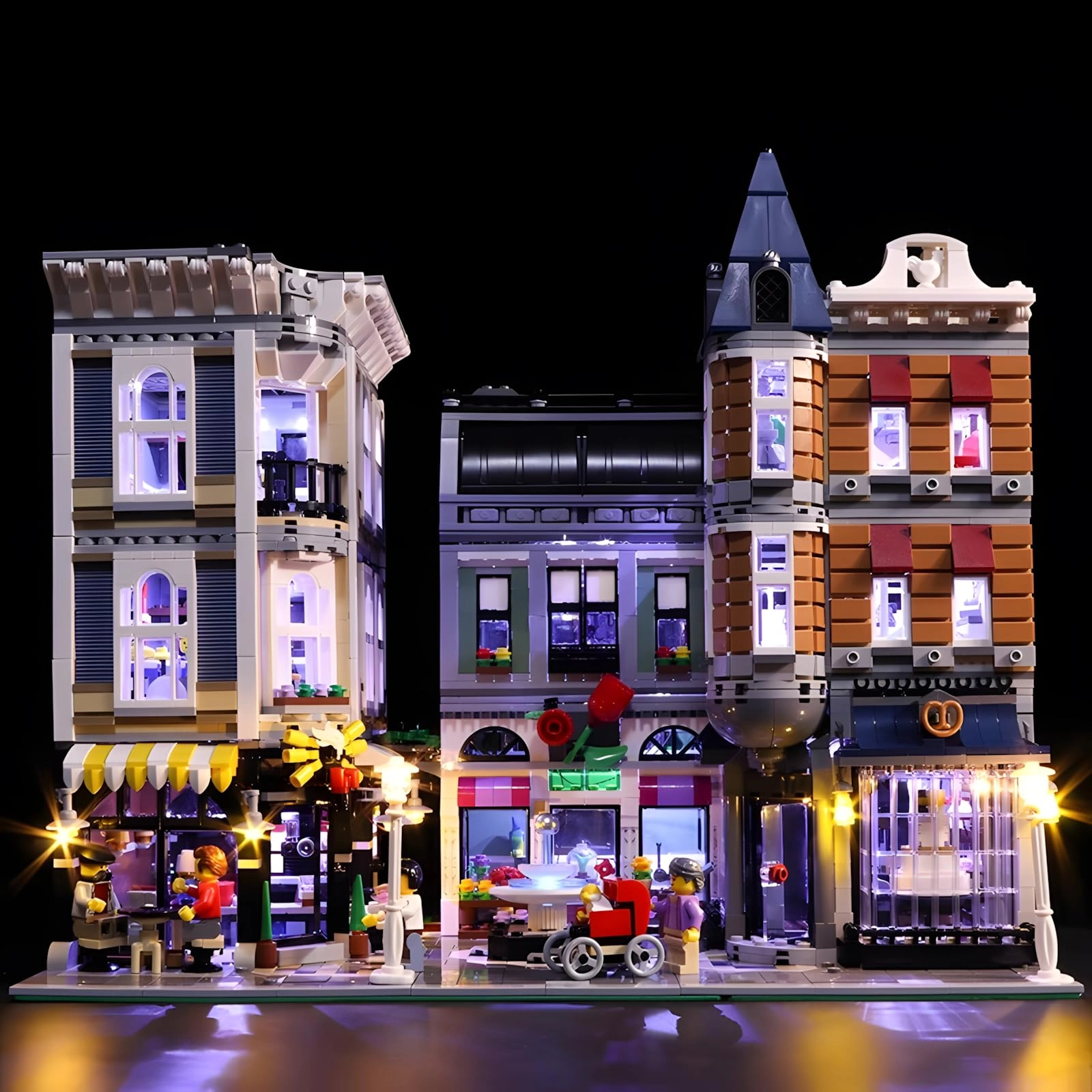 BrightAura Lighting Kit 10255 - for LEGO Assembly Square 10255 ABS