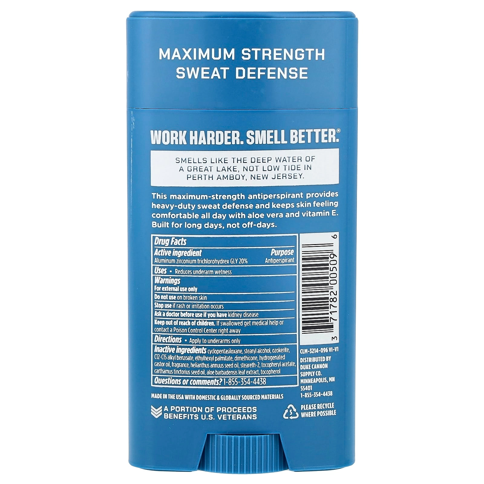 Trench Warfare Antiperspirant + Deodorant - Fresh Water + Citrus 85 g