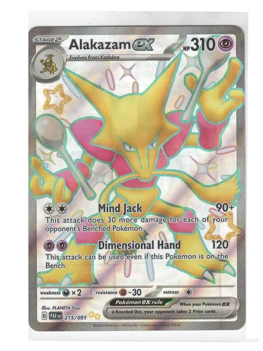 Pokémon Alakazam ex 215/091