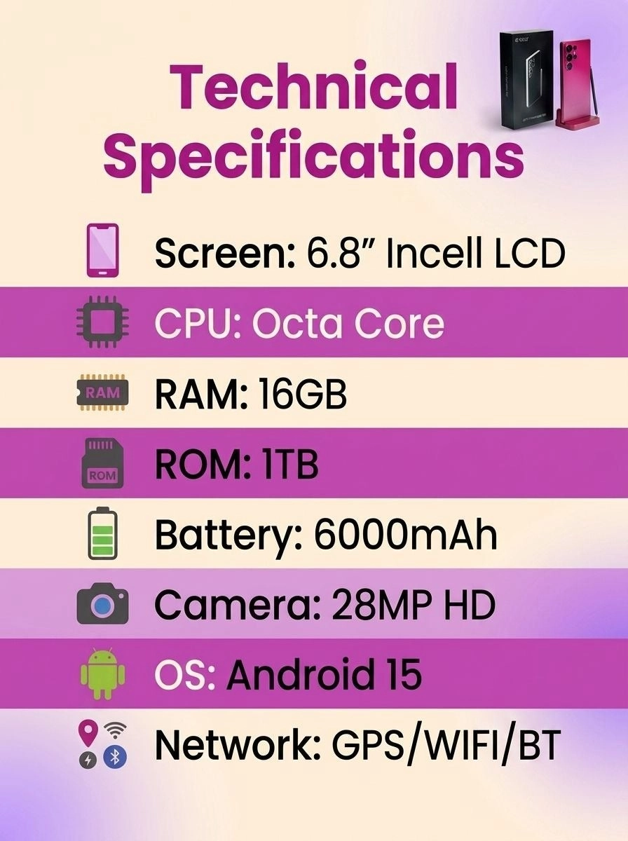 S26 ultra+ 16GB 1TB