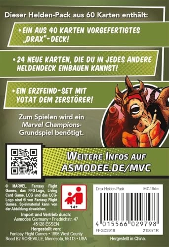 Marvel Champions: The Card - Drax (German)