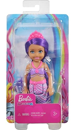 Barbie Dreamtopia Chelsea Mermaid Doll - 6.5-Inch Multicolor Ages 3+