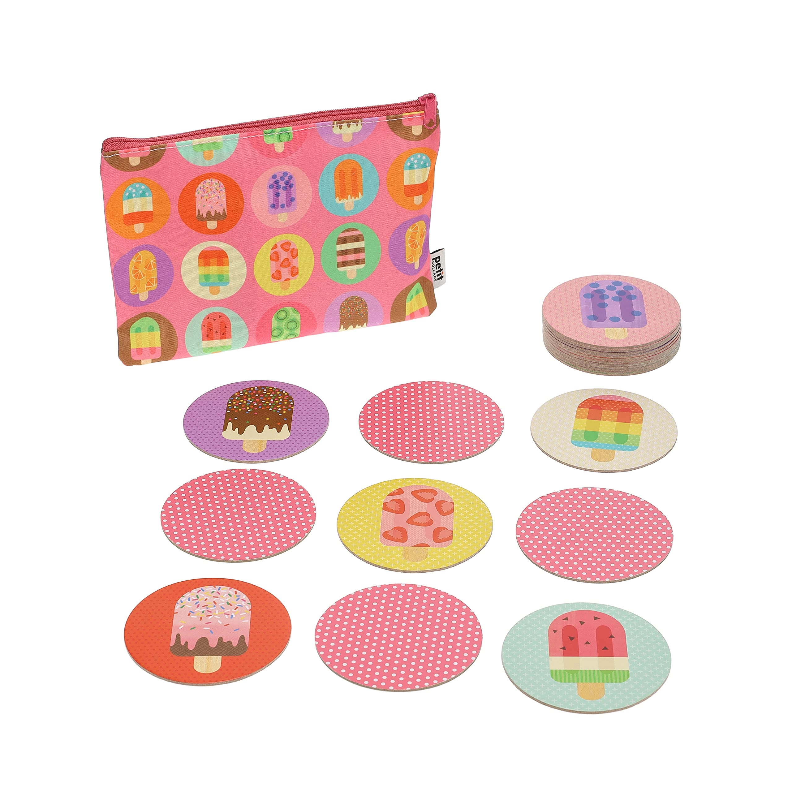 Petit Collage Ice Pops Matching Game