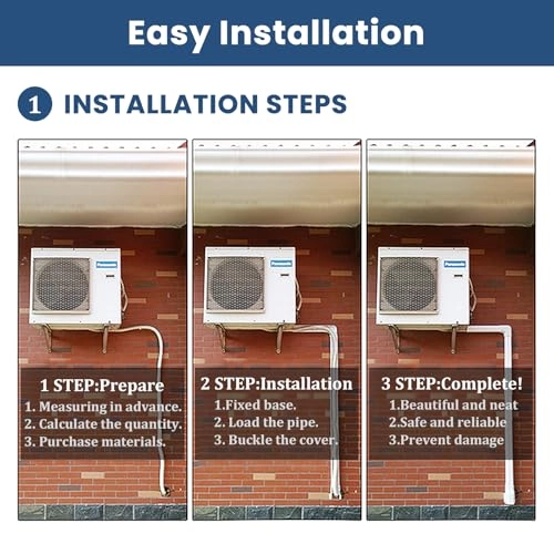 Line cover set - 4" 16.5Ft PVC