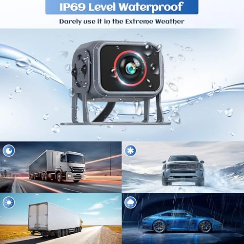 RV Backup Camera System - Night Vision Wired 1080P