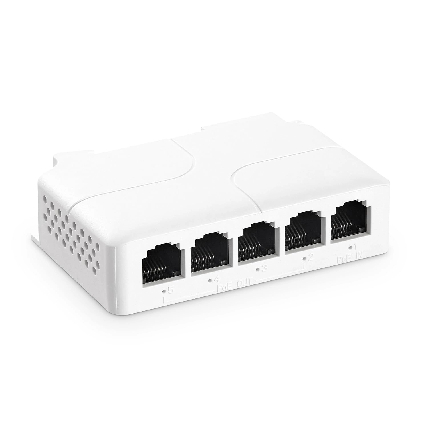 5 Port PoE Extender - 44-57 Vdc 90W/60W/30W 4 PoE out