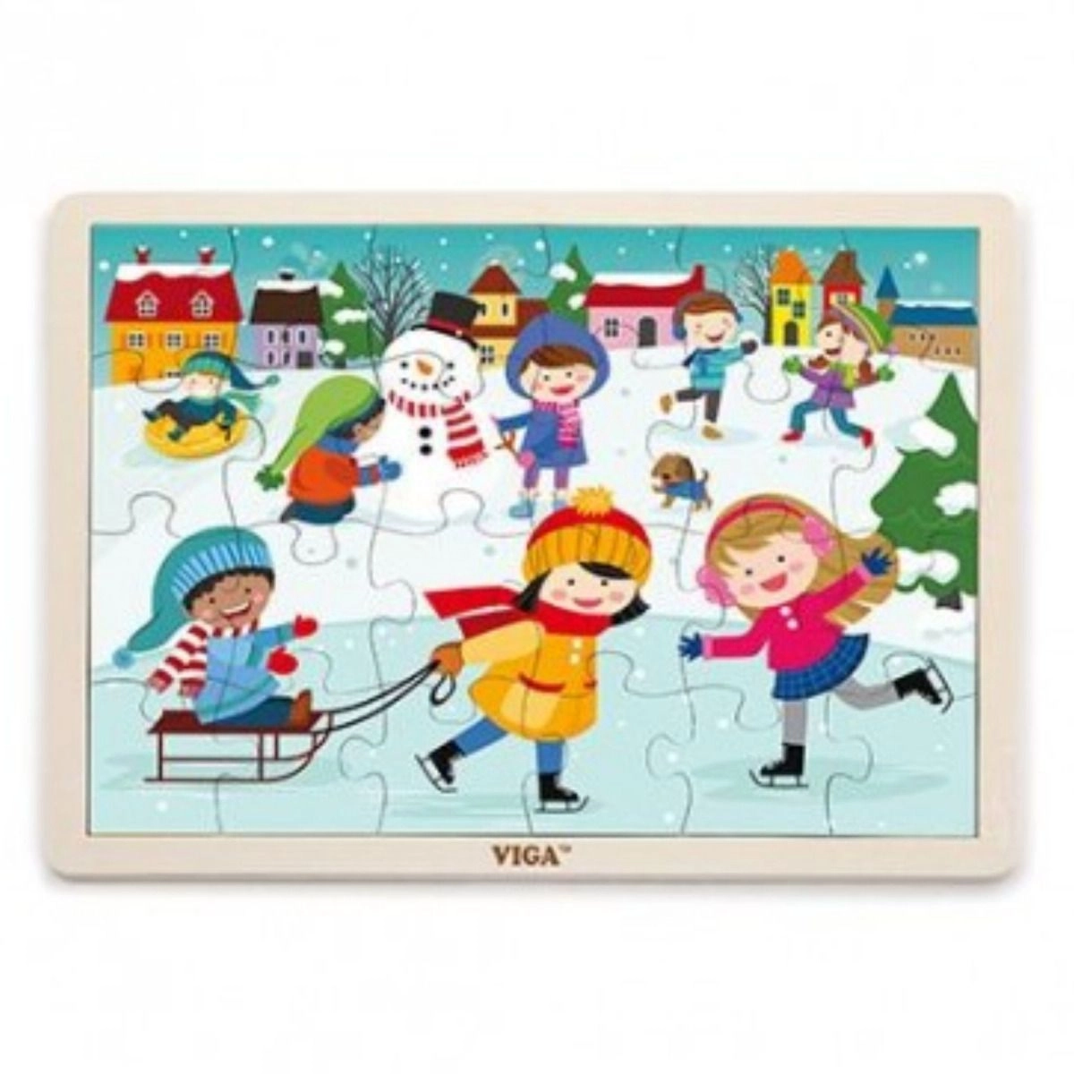 VIGA Winter Puzzle (SW-51272) - 24 pcs