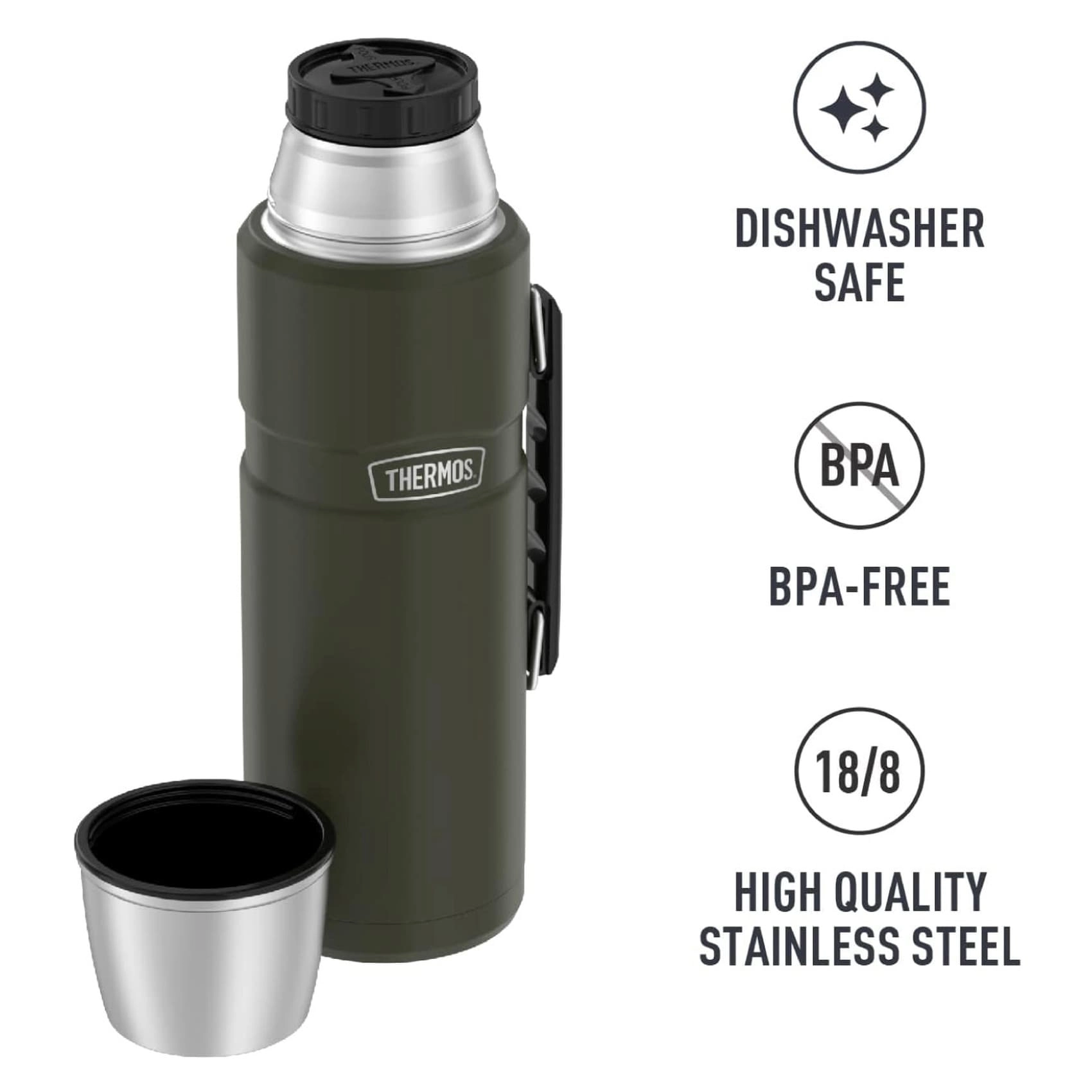 Stainless Steel Vacuum Bottle - 1.2L