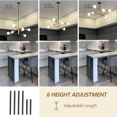 Modern Chandelier - Dimmable