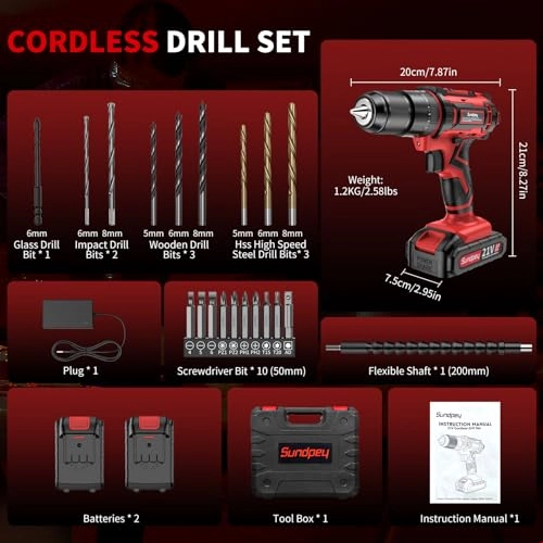 Cordless Drill - 2000 mAh
