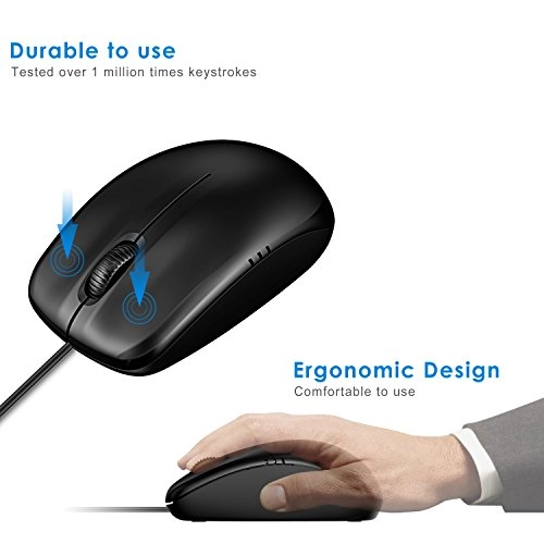 3-Button Optical Mouse - USB