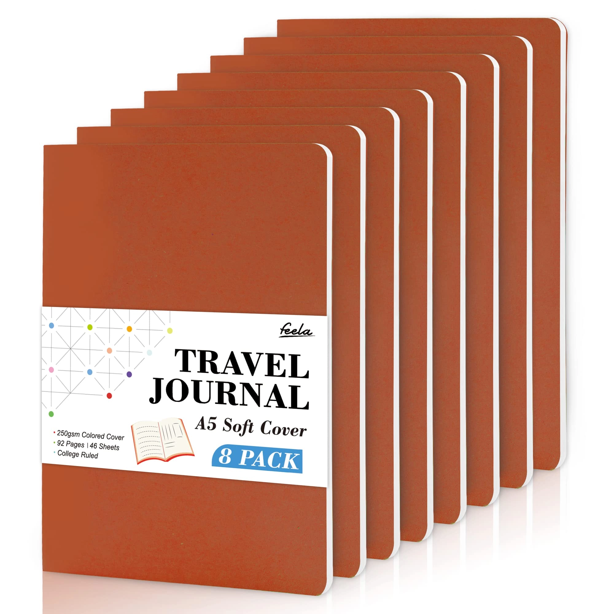 feela Soft Cover Notebook A5 Softcover - Lined 46 Sheets