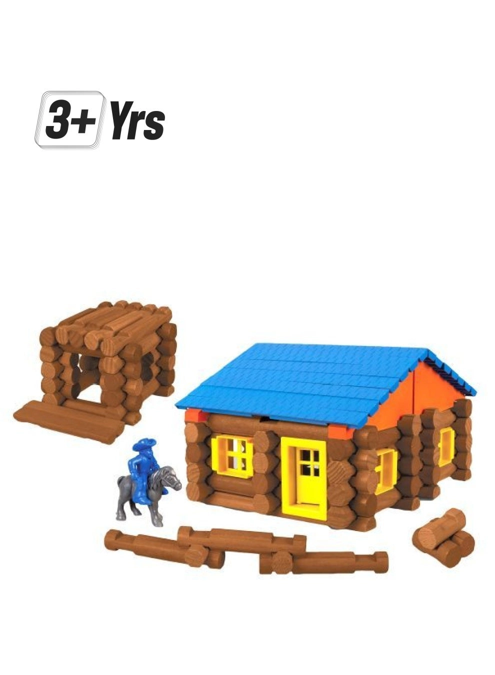 K’NEX Lincoln Logs Oak Creek Lodge Building Set - 137 pcs
