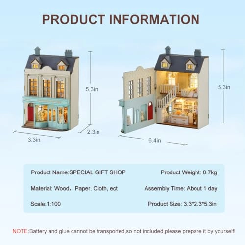 DIY Miniature House Kit - Dessert Time