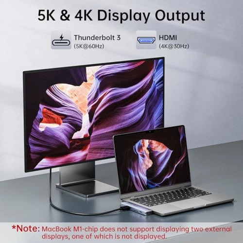 USB C Hub Adapter - USB 3.0 4K@30Hz