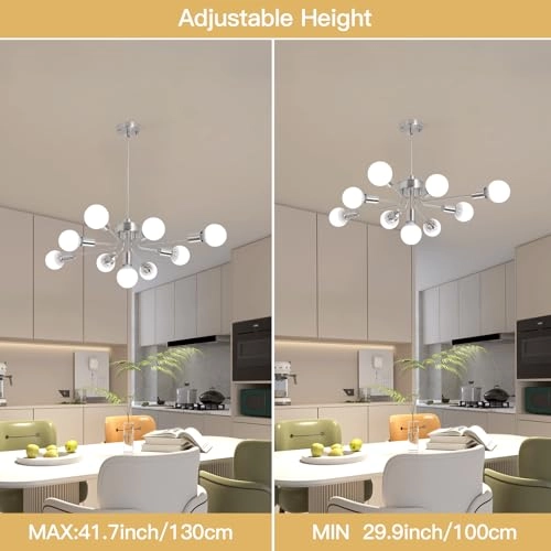 Sputnik Pendant Chandelier - 100cm to 130cm