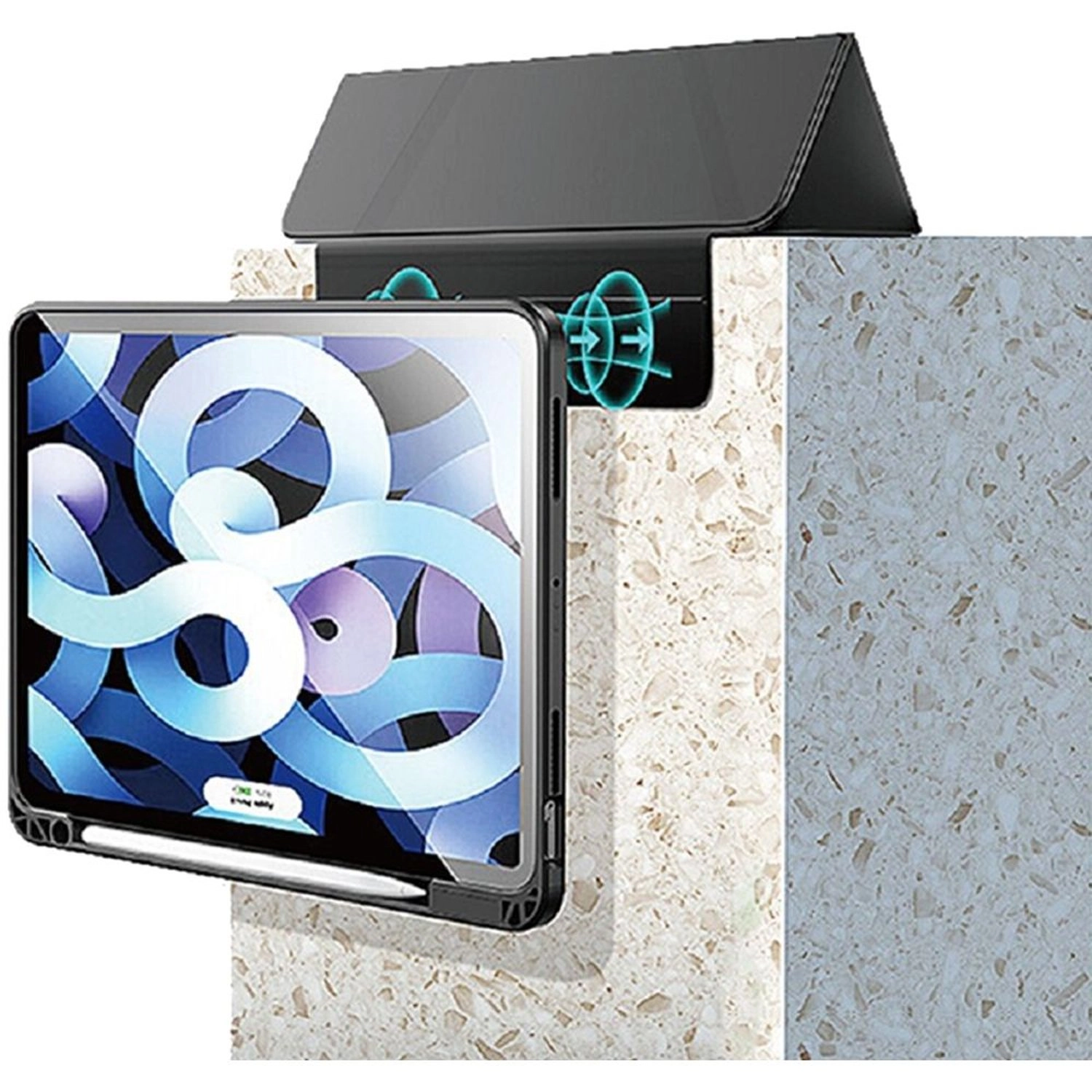 Tri-fold Folio Case with Pencil Holder for iPad 10.9-inch / 10.11-inch