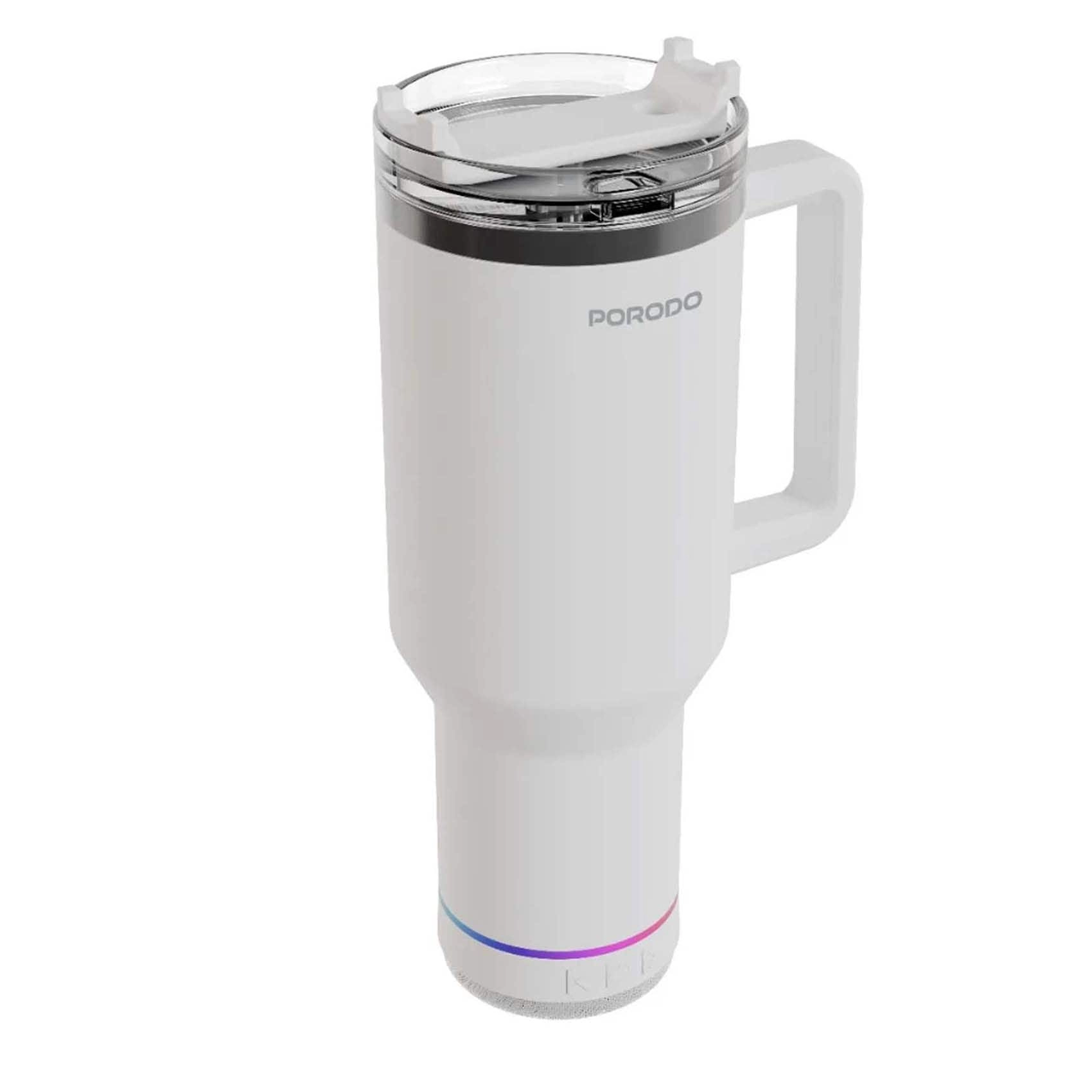 Porodo Stainless Steel HydroTunes Tumbler - 1200ml