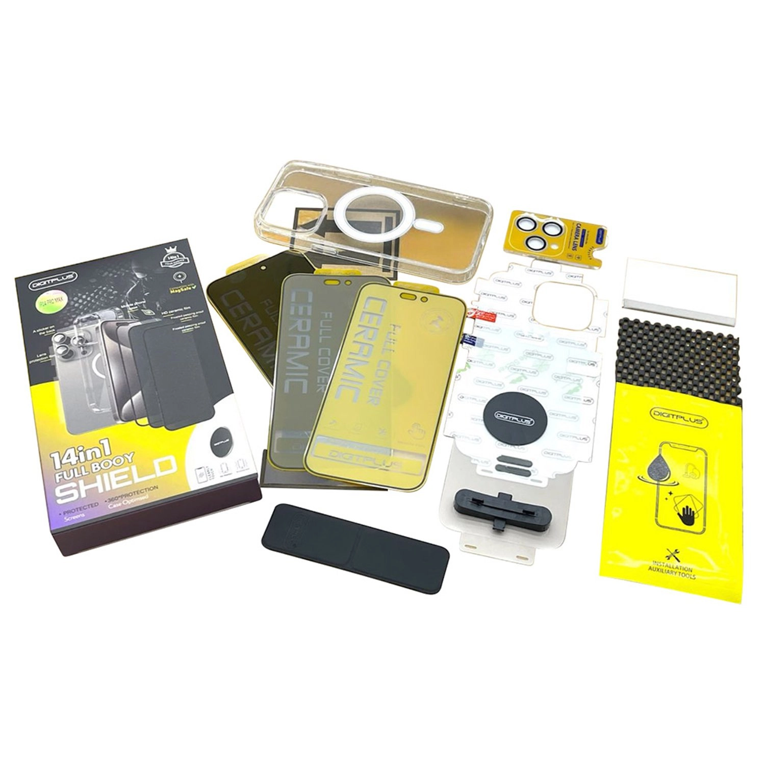 DIGITPLUS 14-in-1 Case Kit - Clear iPhone 16