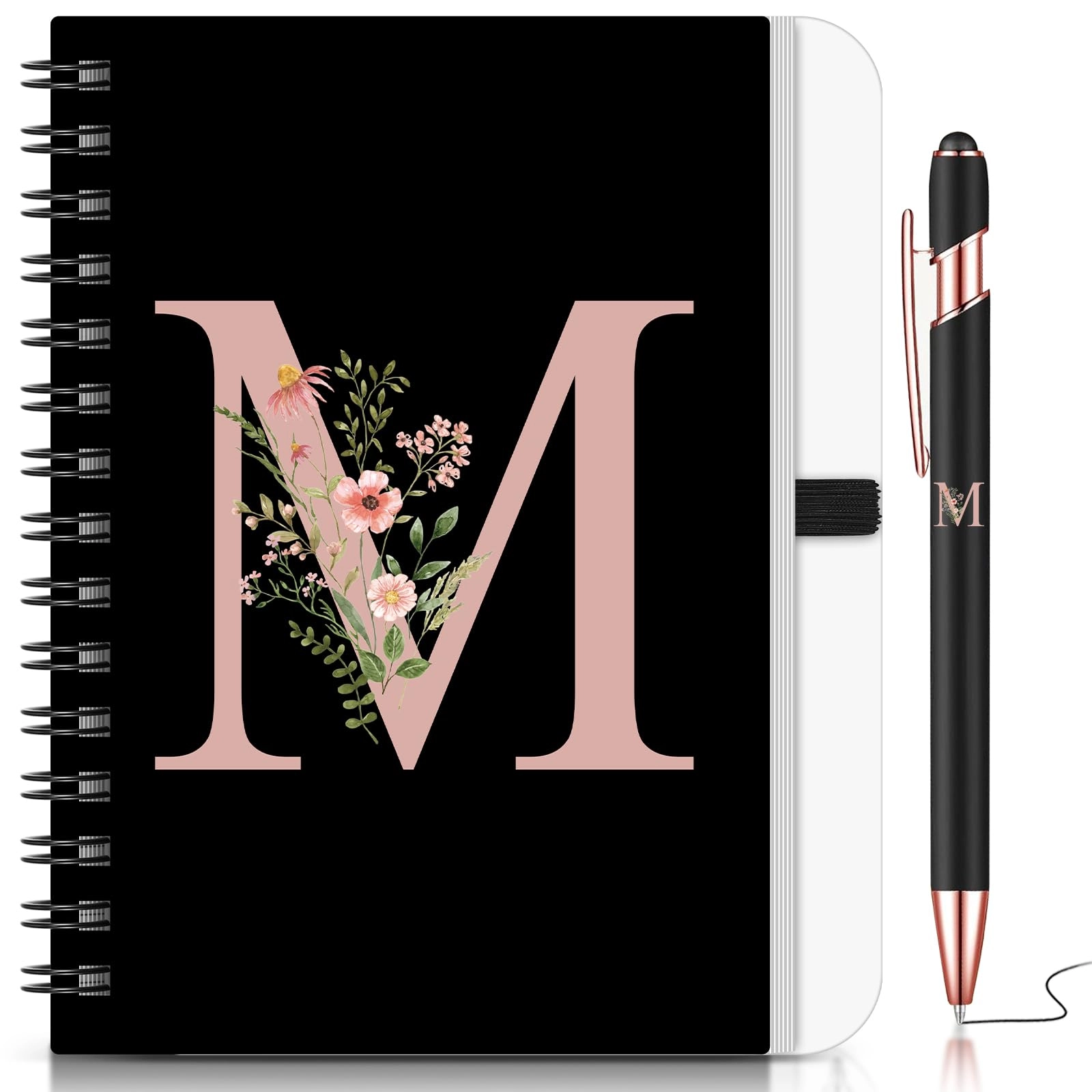 B6 Spiral Notebook - 1.0 Count + Bamboo Ballpoint Pen