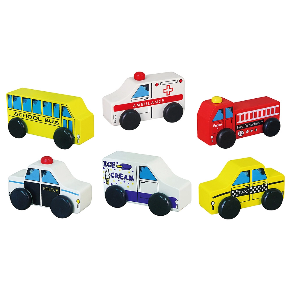 City Vehicles - 6pcs