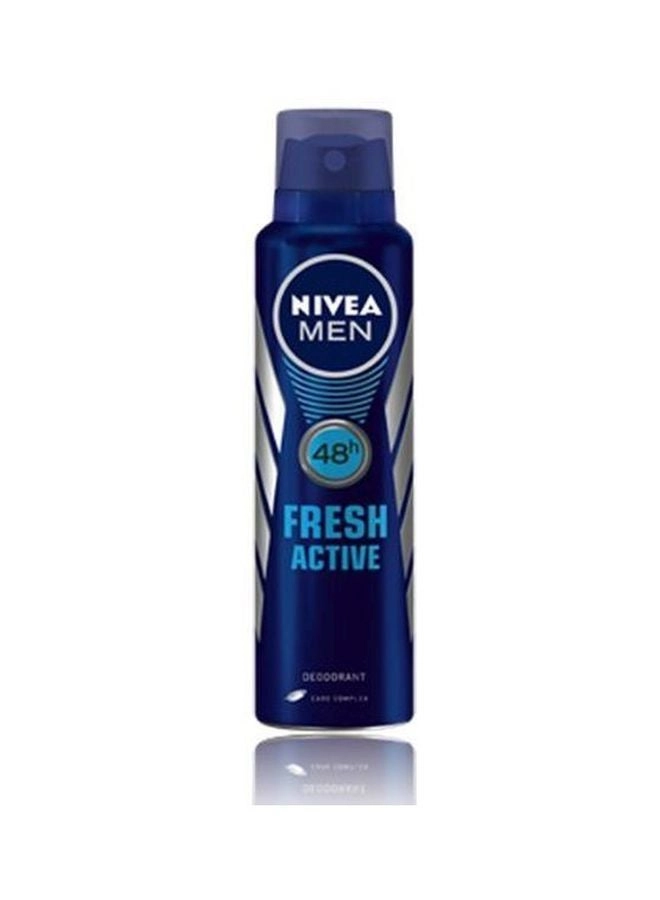 Fresh Active Deo Spray Antiperspirant - 3x150ml Men