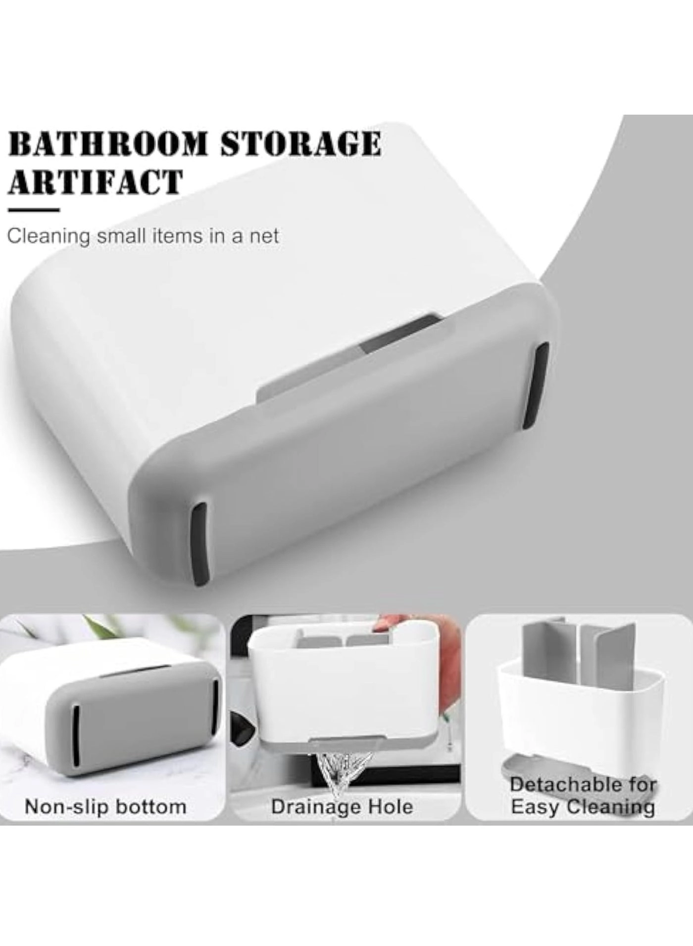Toothbrush and Toothpaste Holder - 6 slots Drainage