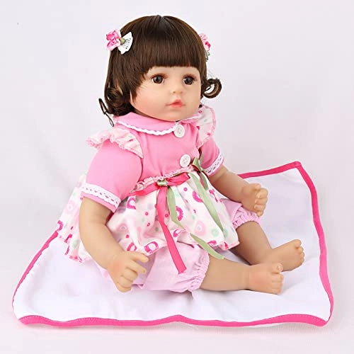 Reborn Baby Doll - 18 Inch 45cm Soft Vinyl Girl