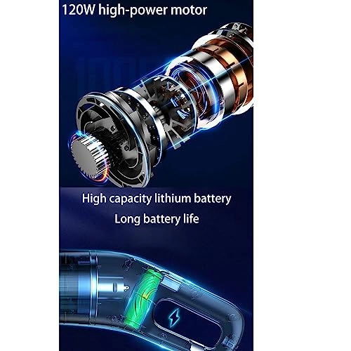 Car Vacuum Cleaner - 10000Pa Cordless 30 minutes