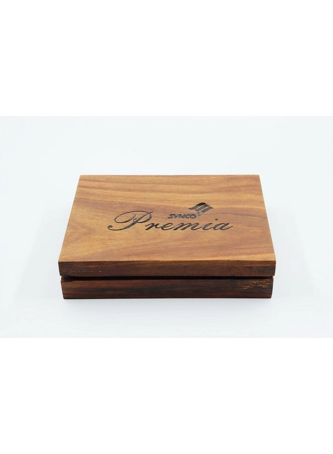 Premia - Carrom Coins Wooden Ashwood Box