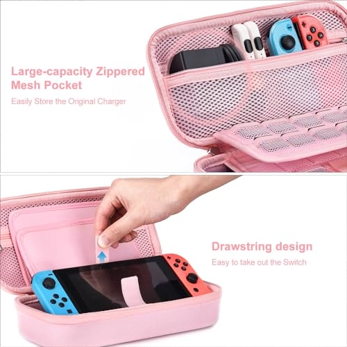 Switch carrying case + Switch game case + Switch screen protector + Switch stand + Switch thumb grips